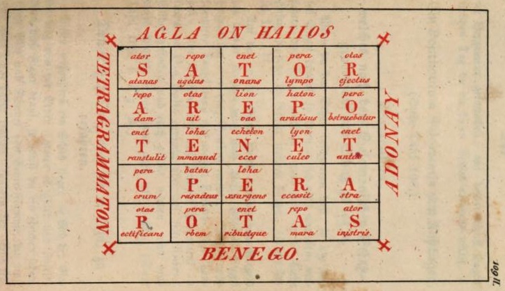 Sator-Arepo-Quadrat